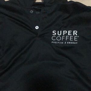 Large Super Coffee Dri-Fit Polo- NEVER WORN